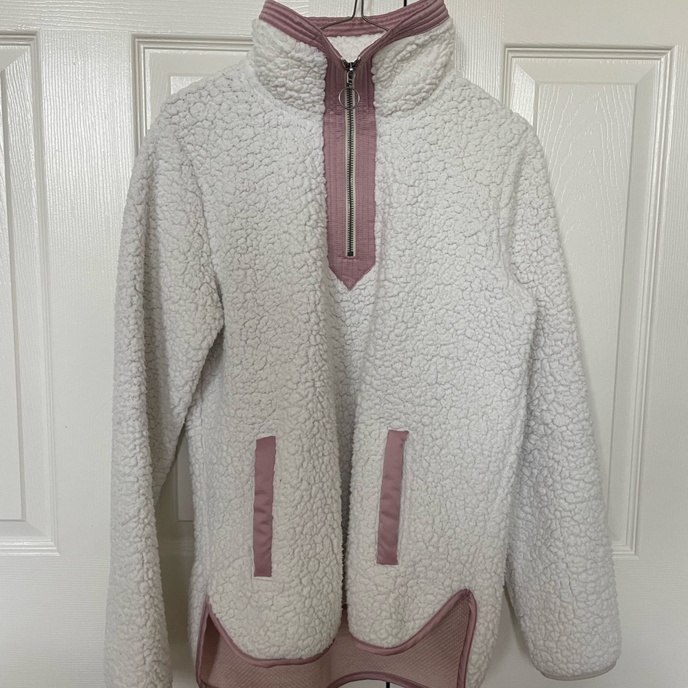 Abercrombie and Fitch Sherpa Quarter-zip